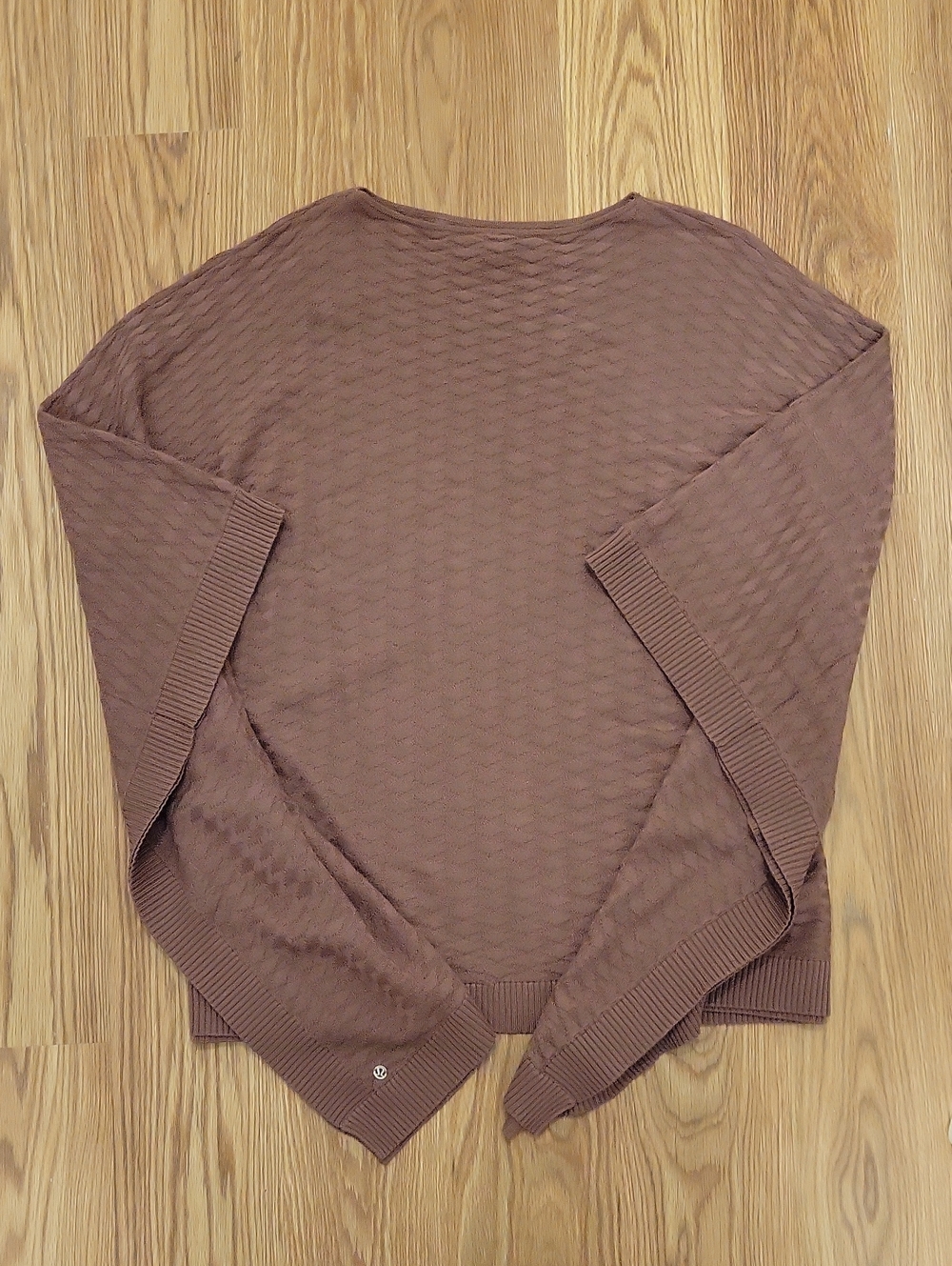 Lululemon Divinity Poncho Spanish Oak OS